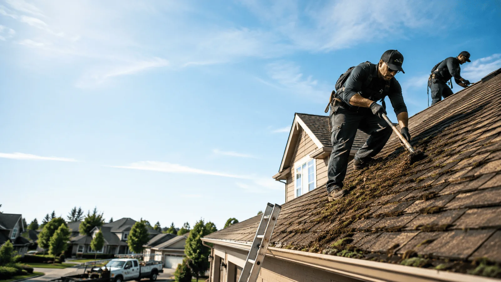 Roof Moss Removal in Leroy, MI near me
